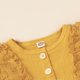 thumbnail image 5 of Vestido Para Niñas, Ropa Para Niñas Pequeñas, Trajes Para Niños Pequeños, Encaje Sin Mangas, Lazo De Algodón, Cómodo, Lindo Vestido Para Niños, Amarillo Odeerbi  LM103-3434, 5 of 9