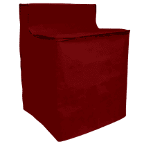 Washing Machine Cover Zippered Non-Woven protects from Scratches Burgundy  30"W x 26"D x 41"H