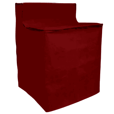 Washing Machine Cover Zippered Non-Woven protects from Scratches Burgundy  30"W x 26"D x 41"H