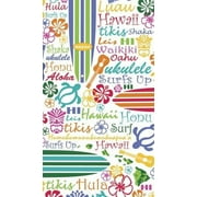 Words of Aloha Deluxe Velour Hawaiian Beach Towel