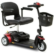 Go-Go Elite Traveler 3-Wheel Travel Scooter, Red