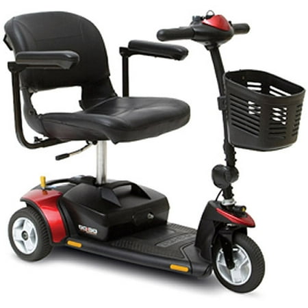 Go-Go Elite Traveler 3-Wheel Travel Scooter, Red