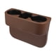 thumbnail image 1 of Relleno de espacio para asiento de coche, portavasos multifunción, organizador de asiento de coche, consola, caja de almacenamiento de bolsillo lateral, marrón, 1 of 1