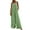 A-Green, variant on Jumpers for Women with Pockets Casual Cold Shoulder Jumpsuit Solid Button Suspender Jumpsuits Wide Pocket Leg Pant Jumpsuit