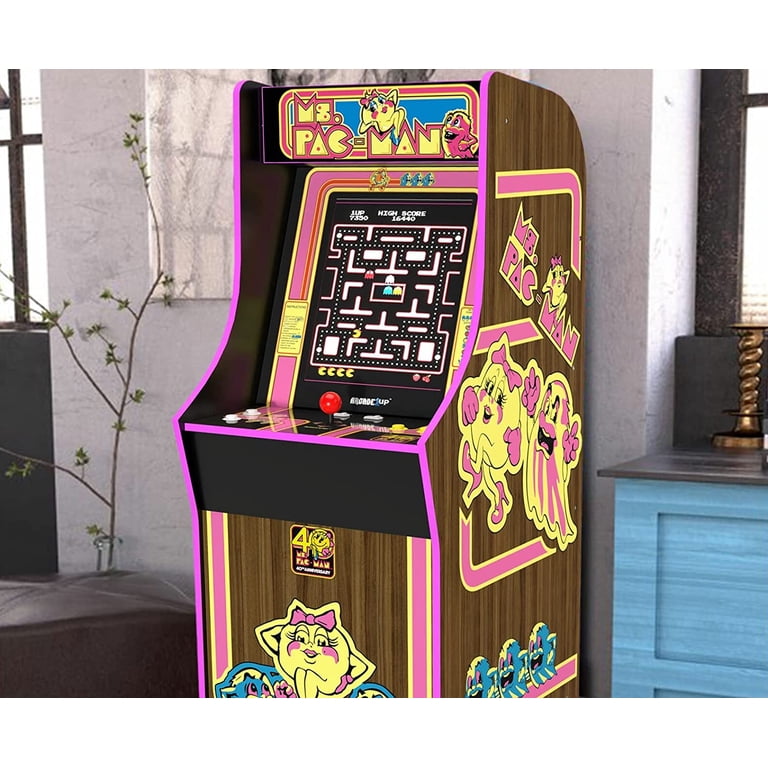 ARCADE1UP 40th Anniversary Ms. Pac Man 10-in-1 Classic Coinless 