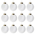 thumbnail image 3 of AuroraX Hanging Christmas Decoration Set Art Deco Plastic Shatterproof Ball Ornaments Decorative 3.1" Pastel 12 Pcs for Birthday,Tree Decoration,Xmas Gifts Decor, 3 of 7
