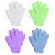 thumbnail image 1 of Guantes de baño exfoliantes, paquete de 4, 1 of 5