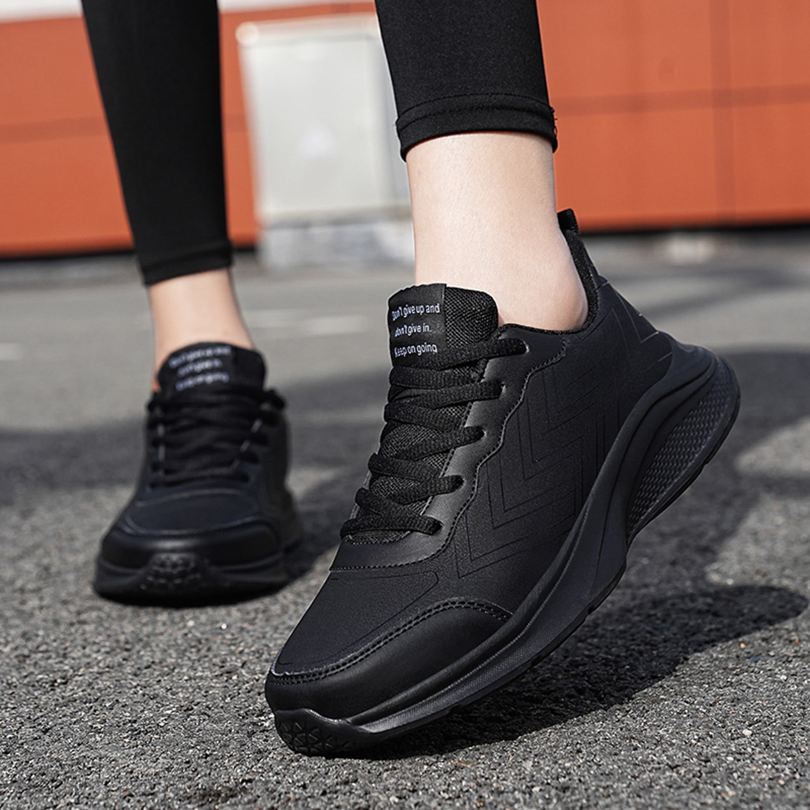 XIAQUJ Women Sneakers Fashion Summer New Pattern Simple Solid