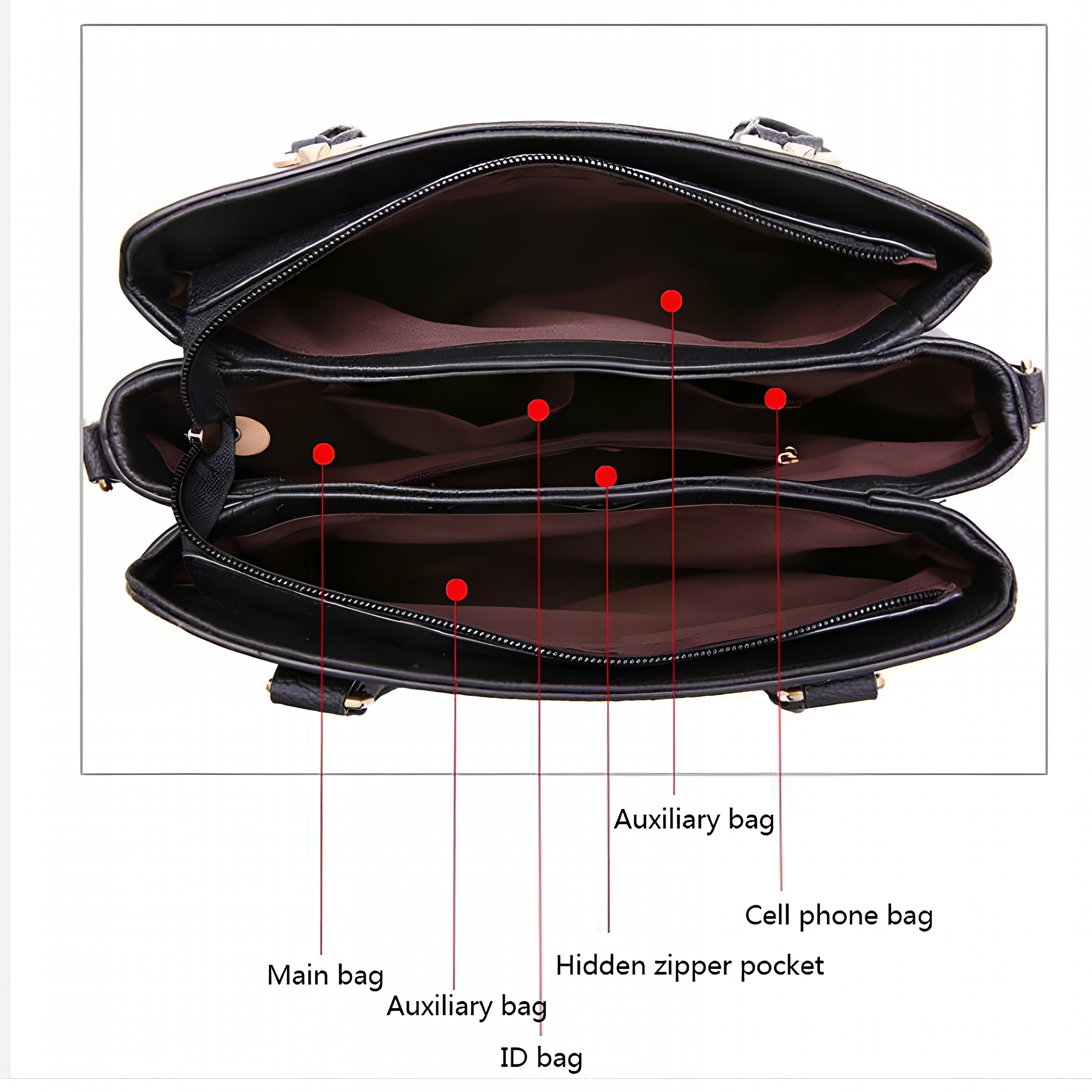 GASTROPOD Women Handbags Ladies Purse Satchel Shoulder Bags Roomy Fashion Tote Leather Bag