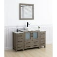 thumbnail image 4 of Vanity Art 54" Single Sink Freestanding Bathroom Vanity Set with Engineered Marble Top and Mirror, 4 of 9