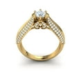 thumbnail image 3 of 2carat Round Cut Diamond Prong Women's Solitaire Bridal Engagement Ring Solid 18K Gold H SI2, 3 of 3