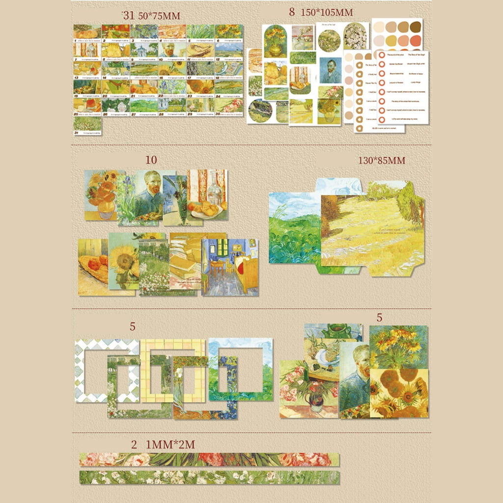 Journal Gift Set Notebook Stickers Bookmarks in Elegant Box for Creative Items