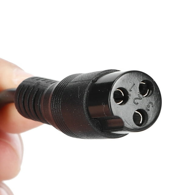Para 24V 0.6A de Cargador de 3 Puntas de 3 Punta para E100 E125 E500S PR200 Scooter Bike
