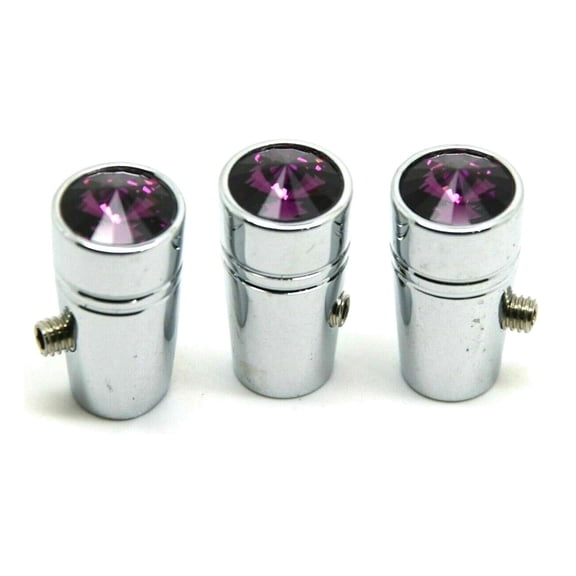 HUZOK 3-Pack Toggle Switch 1" Extension with Purple Crystal Dashboard Aluminum