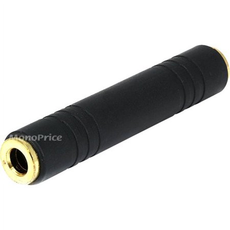 UPC: 0844660072317 | Monoprice 1/4in (6.35mm) TS Mono Jack to 1/4in (6.35mm) TS Mono Jack Adapter  Gold Plated