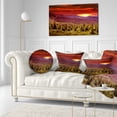 thumbnail image 3 of Designart Colorful Sunrise Over Mountains - Landscape Photography Throw Pillow - 12x20, 3 of 5
