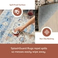 thumbnail image 2 of nuLOOM Davi Faded SplashGuard Machine Washable Area Rug, 8' x 10', Davi Dark Brown, 2 of 11