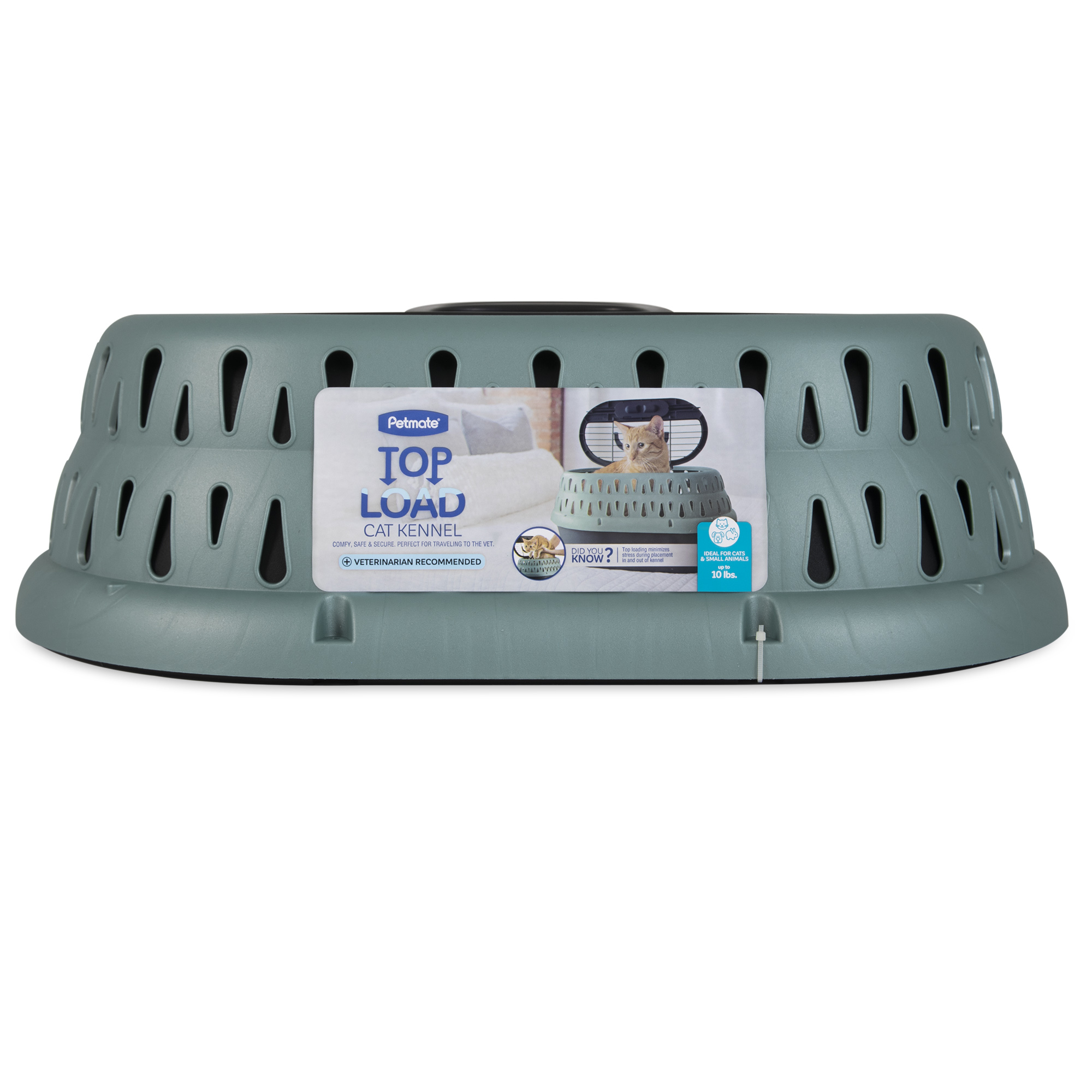 Petmate Top Load Pet Carrier, Green, 19 Inches photo 6