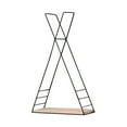 thumbnail image 2 of Estante de pared Triangular, soporte de madera para almacenamiento, estantes colgantes de pared artesanales, estantes para artículos diversos para negro BLESIY Estantes de exhibición, 2 of 8
