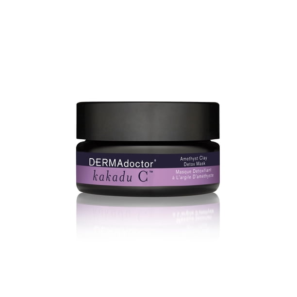 Mascarilla DermaDoctor Kakadu C, arcilla amatista, 50 ml, con vitamina C