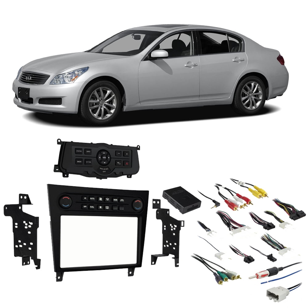 Fits Infiniti G35 20072008 Single or Double DIN Stereo Radio Install