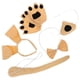 thumbnail image 3 of ColoMX 1 juego de disfraz de perro para niños, linda diadema de animal y accesorios, disfraz de perro, diadema con orejas de perro, pajarita, guantes y nariz., 3 of 7