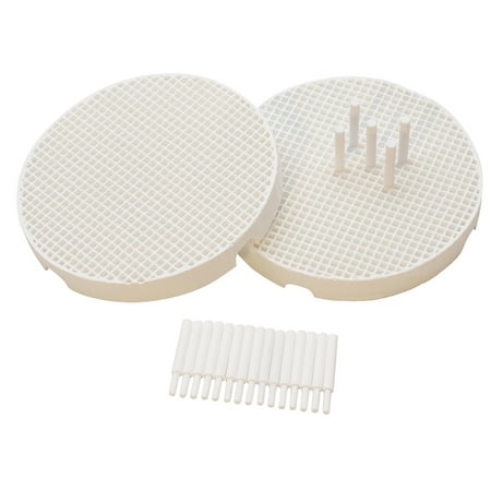 Tool Making Set of 2 Mini Honeycomb Boards Large Hole with 20 Ceramic 1.6 MM Pins Jewelry Making Repair Soldering Work Surface Tool - SOL-444.00 ()