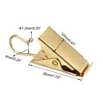 thumbnail image 2 of Juego de Clips para Cortinas para Fotos Decoración del Hogar 1.02"*0.47" Paquete de 40 Dorado, 2 of 6