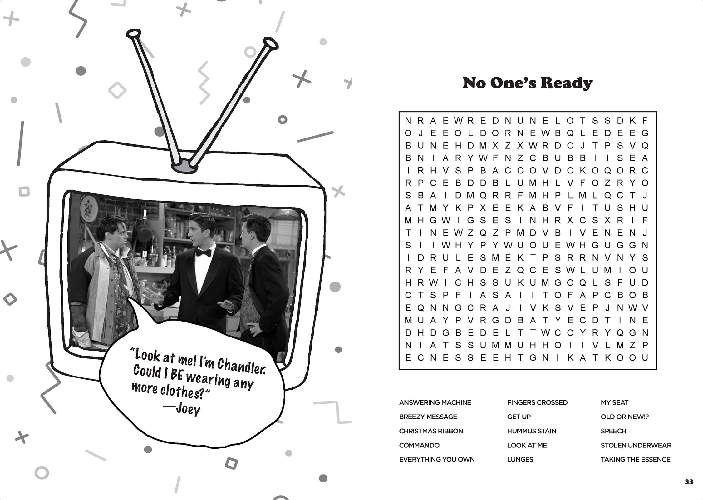Friends Word Search, Quips, by Editors of Thunder Bay Press