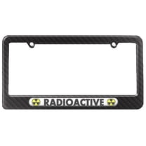 Radioactive - Nuclear Powered License Plate Frame