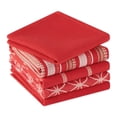 thumbnail image 2 of Assorted Red Dishtowel & Dishcloth (Set of 5), 2 of 3