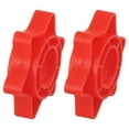 thumbnail image 3 of 2pc Weight Check Nut Barbell Bar Clips Lock Screw Dumbbell lock Collars Red, 3 of 9