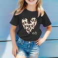thumbnail image 2 of ibiyuan Boys Clothes Size 8 Crewneck Funny Short Sleeve Toddler Girl Shirt Graphic Print Tees Soft Kids Cotton Summer Top, 2 of 4