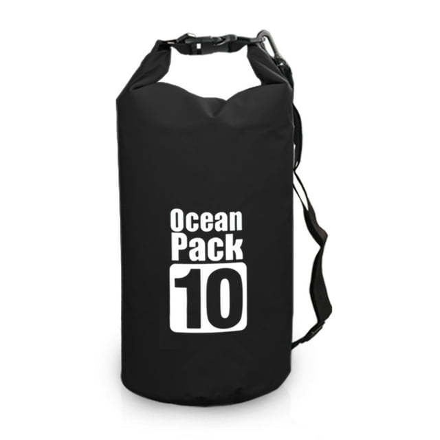 Sac à Dos Étanche Extérieur 10 L / 15 L / 20 L / 30 L, Sac d'Eau à Dessus Roulé pour Kayak, Rafting, Bateau, Randonnée en Rivière