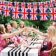 thumbnail image 4 of Banderines triangulares, banderines triangulares de la Unión, 25 piezas, banderines con banderas británicas, banderines con banderas de Inglaterra para aniversario, diseñados para precisión, 4 of 7