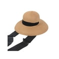 thumbnail image 5 of YooGuoGuo Straw Hat Female Summer Hats, Brimn French Sunscreen Hepburn Winding Hat Beaches, Folding Wild Hat Female Sunscreen Hat, 5 of 7