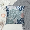 thumbnail image 2 of MLJA Beach Theme Body Pillow Cover,Nautical Blue Coral Ocean Marine Coastal,Pillow Case Protector with Zipper Decorative Soft Rectangle Bed Pillowcases for Bedroom,Couch,Home Gifts,Teal Blue, 2 of 5