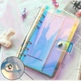 thumbnail image 4 of Baohd 6 Rings A6 Notebook Binder Loose Leaf Folder Budgeting Expense Saving Clear Color, 4 of 4