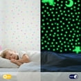 thumbnail image 6 of Lockways Glow in The Dark Stars for Glowing Space and Moon Decals Universe Stickers Wall Decor Perfect for Bedroom Living Room, 6 of 9