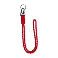 thumbnail image 1 of Paracord Lanyard Carabiner trenzado para actividades al aire libre senderismo para adultos Rojo, 1 of 8