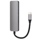 thumbnail image 3 of Usb-C A Tipo-C Usb3.0 Adaptador Convertidor Hdmi Compatibilidad Con Concentrador 3840X2160 / 30Hz (Gris) 4 En 1 Sweethay EL008015-00, 3 of 6