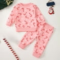 thumbnail image 2 of UYYX Christmas Boys Fall Clothes Christmas Boys Outfits Fall Girl Clothes Long Sleeve Crewneck Sweatshirt Top Pants With Pocket Girl Outfit 12-18 Months, 2 of 8