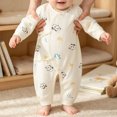 thumbnail image 5 of Bovxnpu Newborn Bodysuits Baby Wrap Romper Long Sleeve Snap Closure Cotton Bodysuit Infant Outfits, 5 of 7