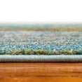 thumbnail image 4 of Unique Loom 3128084 5 x 8 ft. Lilly Jardin Rectangular Rug, Turquoise, 4 of 6