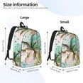 thumbnail image 4 of Balery Watercolor Palm Tree Vintage Canvas Backpack for Men and Women - Large Capacity, Durable Travel Laptop Bag for School, Work, Hiking, and Outdoor Activities, 4 of 7
