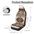 thumbnail image 6 of POLERO Southwestern Geometric Car Seat Protector Polyester Washable Lightweight Automotive Vehicle Cushion for Interior Accessories, 6 of 12