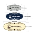 thumbnail image 5 of Designer Buy Local Sign (Blue) - Large, 5 of 5