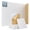 Brick-White, variant on Kuchoow Acoustic Panels 12 Pack Self-Adhesive Sound Panels for Studio Walls, Ceilings & Doors, High Density Brick Type Sound Absorbing Panel for Gaming Room Bedroom White 12" x 12" x 0.4"