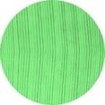 thumbnail image 1 of Ahgly Company Indoor Round Solid Emerald Green Modern Area Rugs, 8' Round, 1 of 4