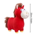thumbnail image 3 of Wizlet 2026 Horse Stuffed Animal, New Year plush zodiac mascot, Plush Tabletop Ornaments for Chinese New Year Spring Festival Gift Blessing Souvenir Home Tabletop Decors (A 8.6in), 3 of 7